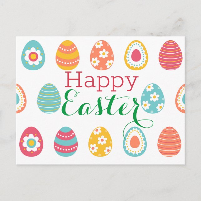 Easter Egg Postcard (Front)