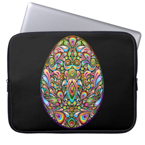 Easter Egg Psychedelic Art Design Laptop Sleeves