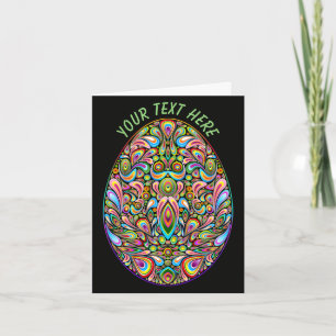 Easter Egg Psychedelic Design Kids Organic T-Shirt Announcement