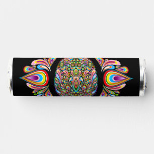 Easter Egg Psychedelic Design Kids Organic T-Shirt Breath Savers® Mints