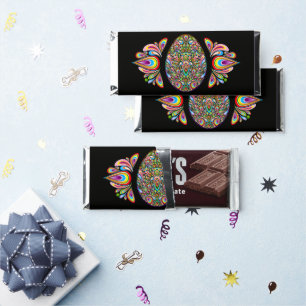 Easter Egg Psychedelic Design Kids Organic T-Shirt Hershey Bar Favors