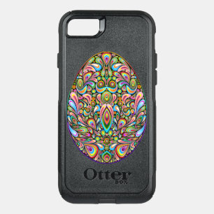 Easter Egg Psychedelic Design Kids Organic T-Shirt OtterBox Commuter iPhone SE/8/7 Case
