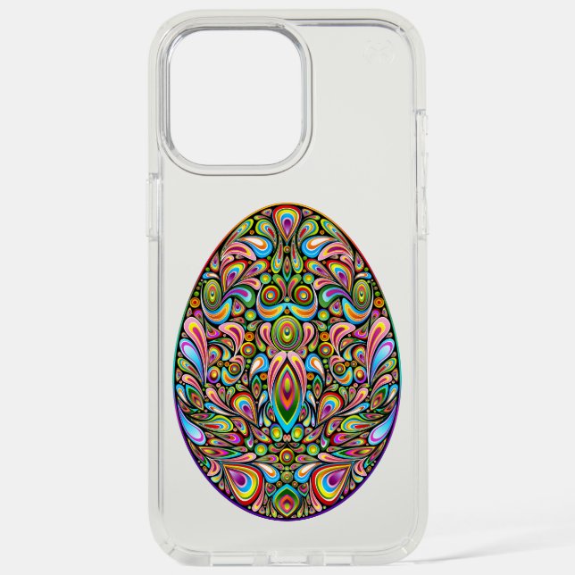 Easter Egg Psychedelic Design Kids Organic T-Shirt Speck iPhone Case (Front)