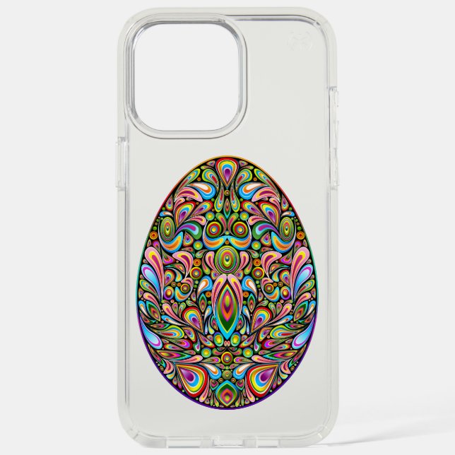 Easter Egg Psychedelic Design Kids Organic T-Shirt Speck iPhone Case (Front)