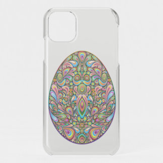 Easter Egg Psychedelic Design Kids Organic T-Shirt iPhone 11 Case