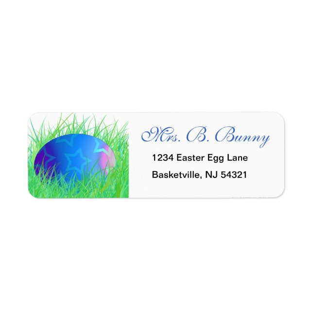 Easter Egg Return Address Labels (Front)