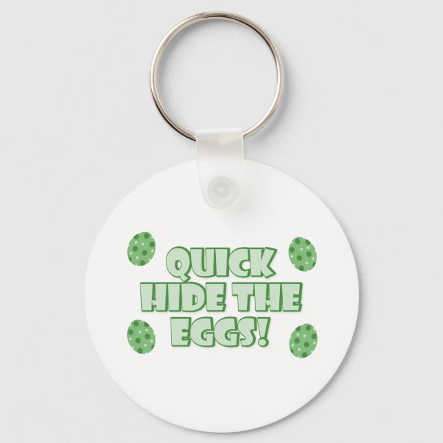 Easter Egg Saying Keychain (Front)