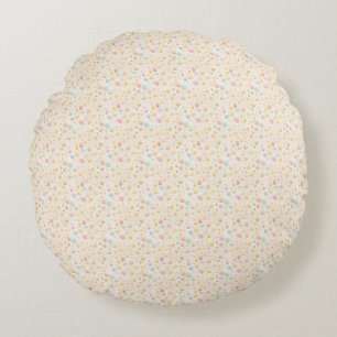 Easter Egg Seamless Fabric – Pastel Cute Round Pillow