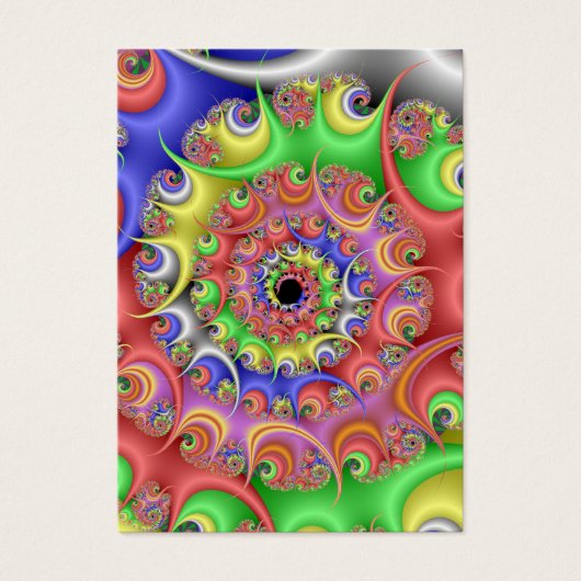 Easter Egg Spiral Fractal (Front)