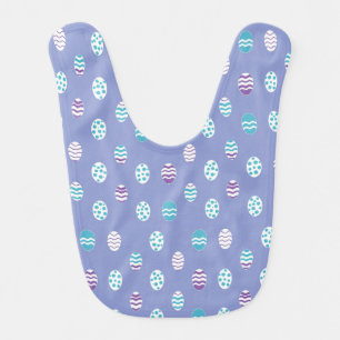 Easter egg/spring pastel baby bib