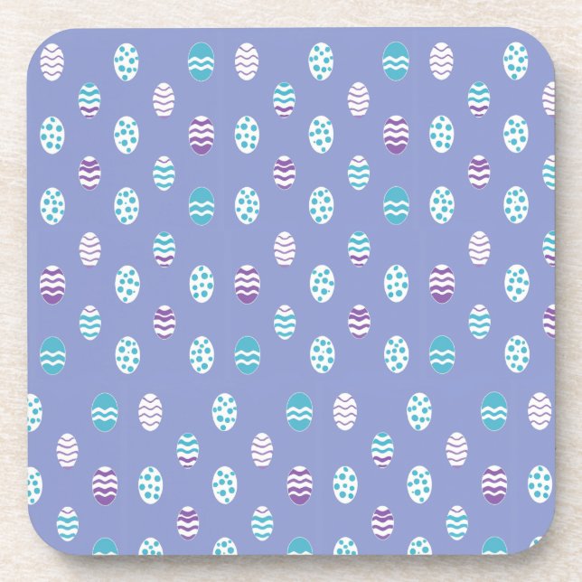 Easter egg/spring pastel  beverage coaster (Front)