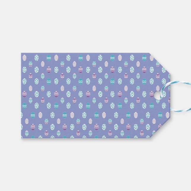 Easter egg/spring pastel  gift tags (Front (Horizontal))