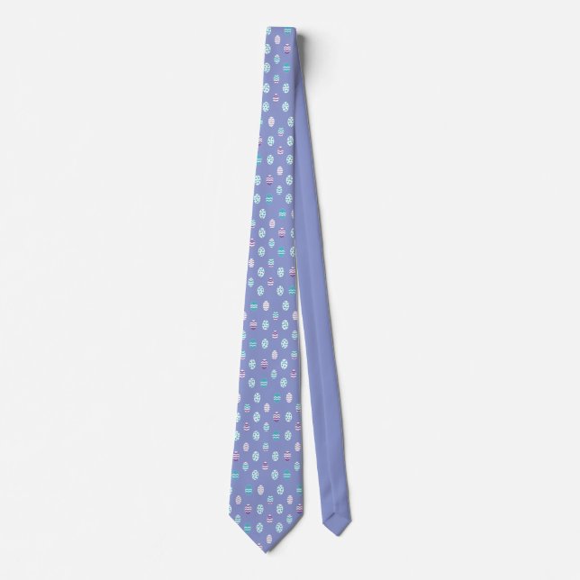 Easter egg/spring pastel neck tie (Front)