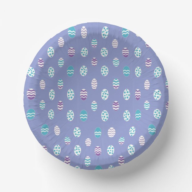 Easter egg/spring pastel  paper bowls (Front)