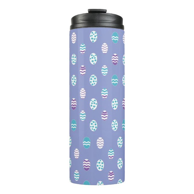 Easter egg/spring pastel  thermal tumbler (Front)