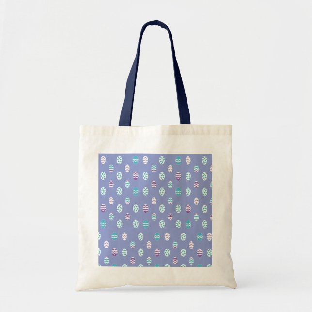 Easter egg/spring pastel tote bag (Front)