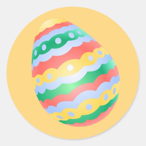 Easter Egg Stickers Classic Easter Egg Stickers