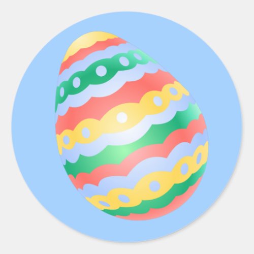 Easter Egg Stickers Classic Easter Egg Stickers