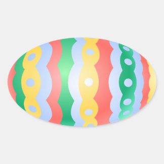 Easter Egg Stickers Classic Easter Egg Stickers