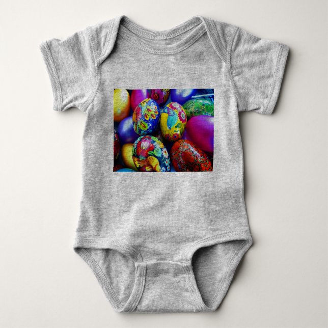 Easter Egg Surprise Baby Bodysuit (Front)