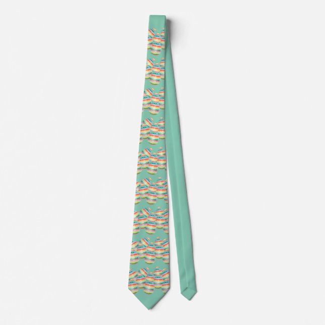 Easter Egg Ties Custom Easter Neckties (Front)