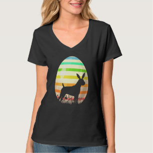 Easter Egg  Vintage Style Cane Corso Dog Easter T-Shirt