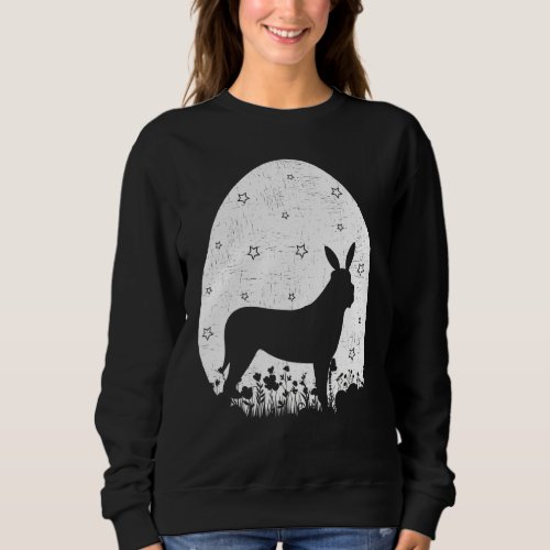 Easter Egg Vintage Style English Mastiff Dog Easte Sweatshirt
