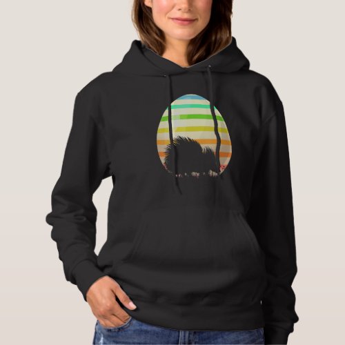 Easter Egg  Vintage Style Porcupine Easter Egg Hoodie