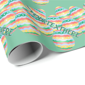 Easter Egg Wrapping Paper Festive Easter Giftpaper