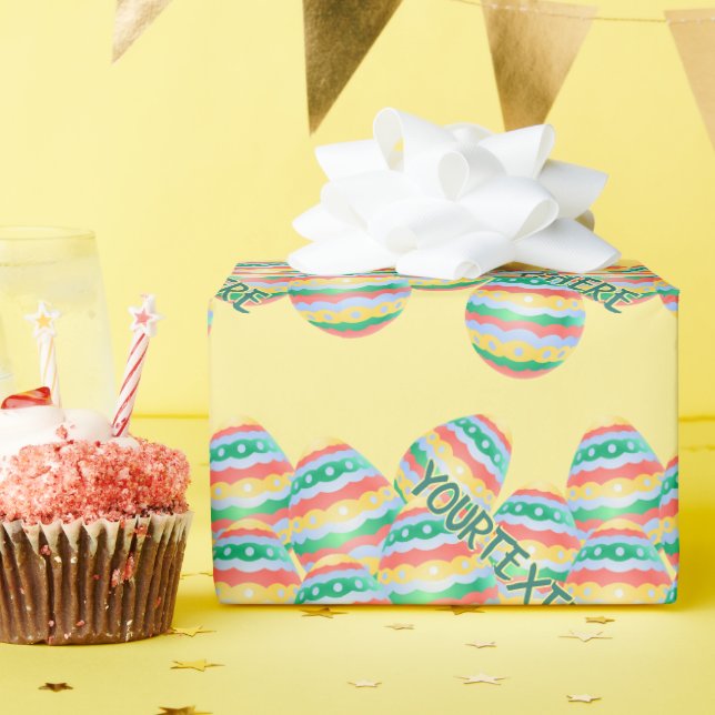 Easter Egg Wrapping Paper Festive Easter Giftpaper (Birthday Party)