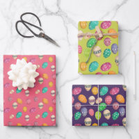 Easter Egg Wrapping Wrapping Paper Sheets