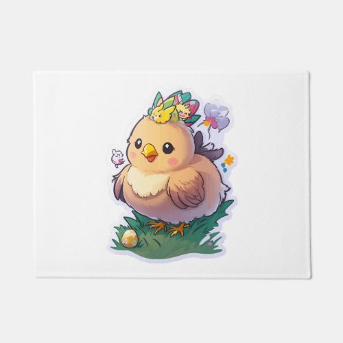 Easter Egger Chicken Cute Doormat