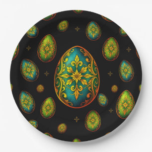EASTER EGGS 3D ~ Decorated~ Paper Plates