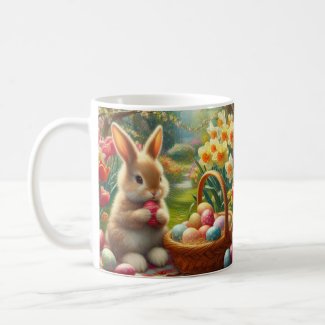 Easter Eggs and Bunny Holiday 