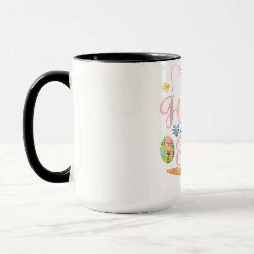 Easter Eggs and Bunny Rabbit Coffee Mug