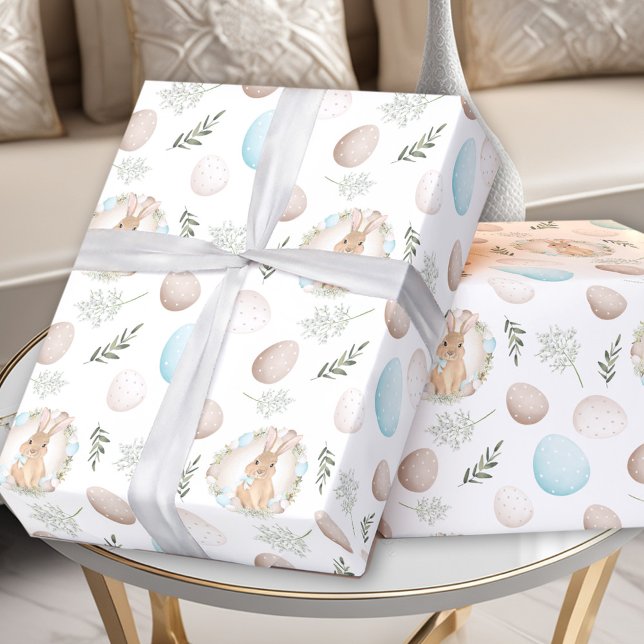 Easter Eggs and Bunny Wrapping Paper (Easter Eggs and Bunny Wrapping Paper)