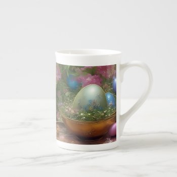 Easter Eggs And Flowers - 01 Mug by VintageStyleStudio at Zazzle