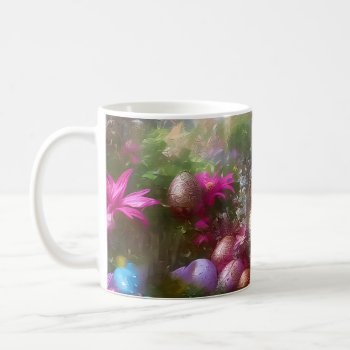 Easter Eggs And Flowers - 03 Mug by VintageStyleStudio at Zazzle
