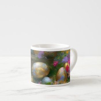 Easter Eggs And Flowers - 05 Mug by VintageStyleStudio at Zazzle