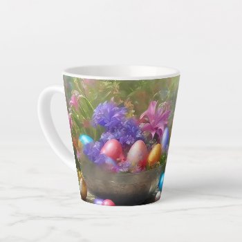 Easter Eggs And Flowers - 08 Mug by VintageStyleStudio at Zazzle