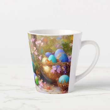 Easter Eggs And Flowers - 11 Mug by VintageStyleStudio at Zazzle