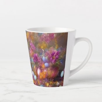 Easter Eggs And Flowers - 17 Mug by VintageStyleStudio at Zazzle