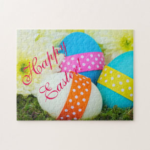 Easter Eggs and Mums Jigsaw Puzzle