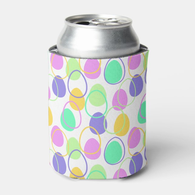 Easter Eggs and Outlines  Can Cooler (Can Front)