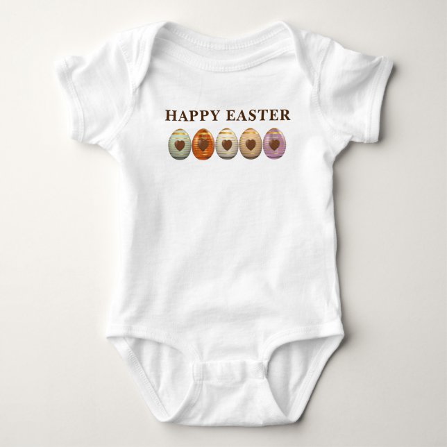 Easter Eggs Baby Bodysuit (Front)