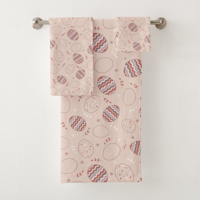  Easter Eggs  Bath Towel Set (Insitu)
