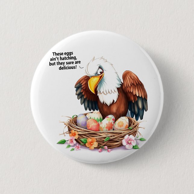 Easter eggs button (Front)