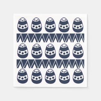 Easter Eggs Chevron Stripes Happy Easter Pattern  