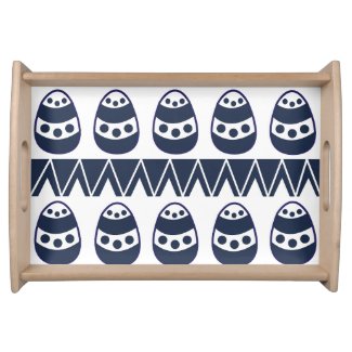 Easter Eggs Chevron Stripes Happy Easter Pattern  