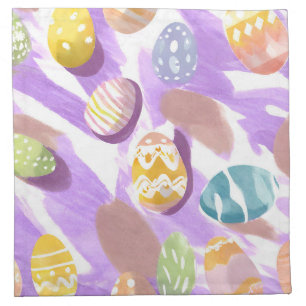 easter eggs cloth napkin